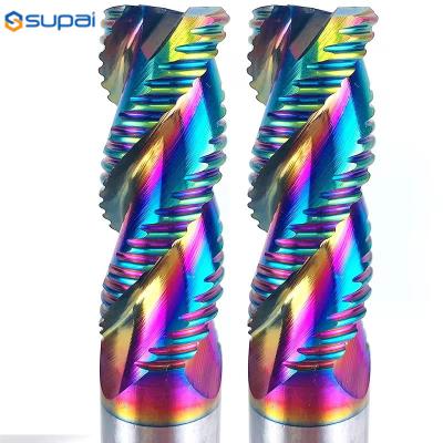 75mm 4 Flute Performance 30 Degree 45 Degree TiAlN Coated Square End Mill 12mm Shank