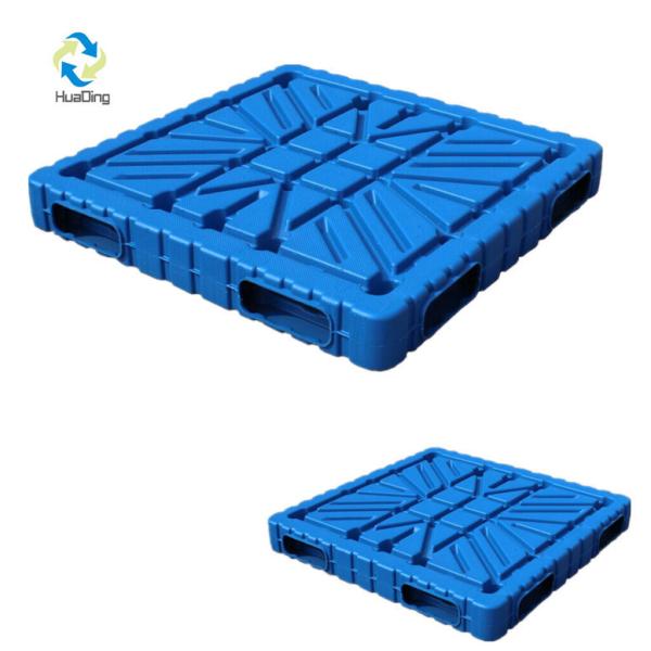 HDPE Material HUADING 48*48 Industrial Blowing Moulding Plastic Storage Pallets