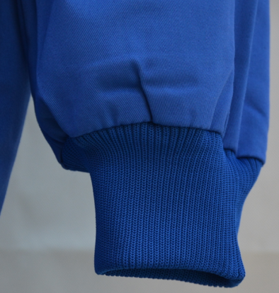 Breathable Custom Work Shirts Long Sleeve Mid Blue Color With Metal Snaps