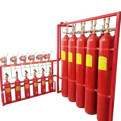 Equipamento de extinção de incêndio a gás