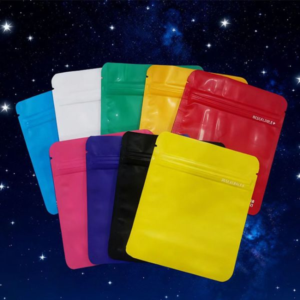 Factory-Ready Custom 3.5g Moisture-Proof & Smell-Proof Mylar Bags Stand-Up Resealable Plastic Food Packaging