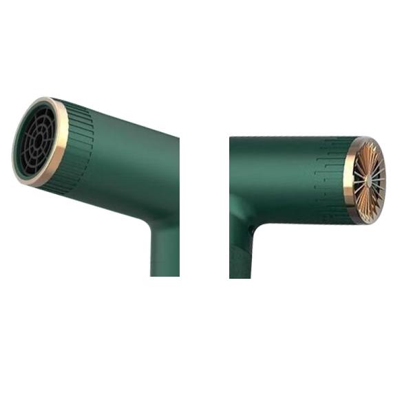 Fashion Hair Dryer green Ionic Travel Blow Dryer Low Noise High Speed