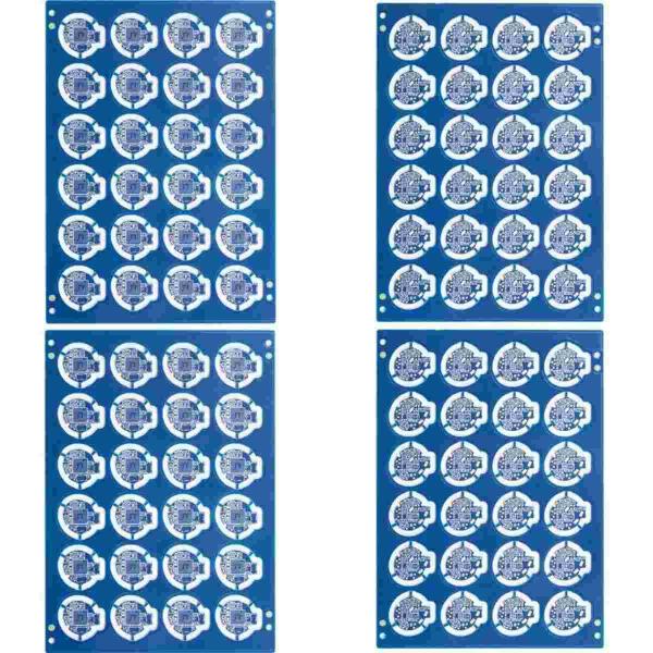 золото погружения монтажной платы Pcb FR4 TG170 3mil Hdi разнослоистое голубое