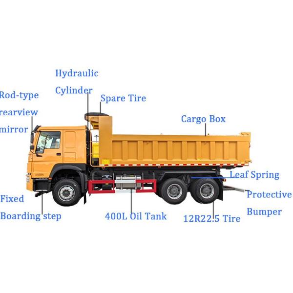 400HP 6X4 Sino Truck Howo Tipper Truck Price