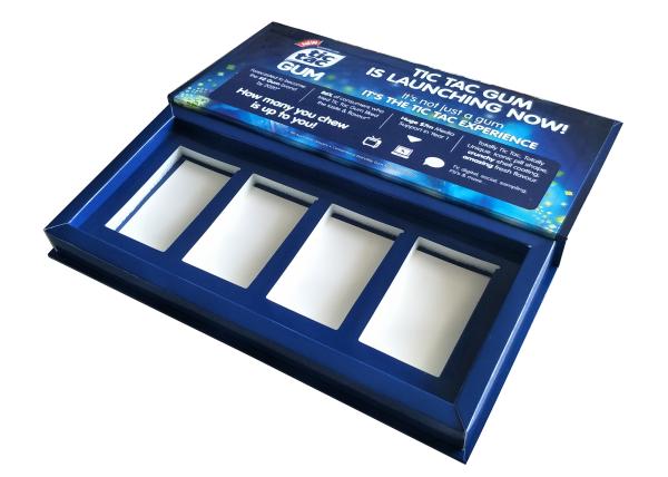 Full Color Printing Magnetic Lid Gift Box , Candy Packaging Flip Top Magnetic Box