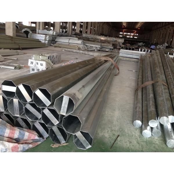 8 9 Mtr Steel Tubular Pole Polygonal Galvanised Street Light Pole