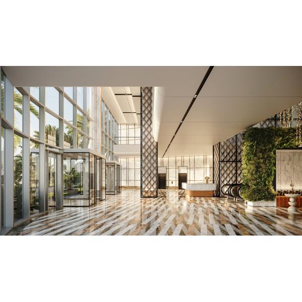 Металлический машрабийский экран для внутренней или наружной стены