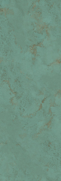 Green Polished Porcelain Slab Tile With Rectified Edge