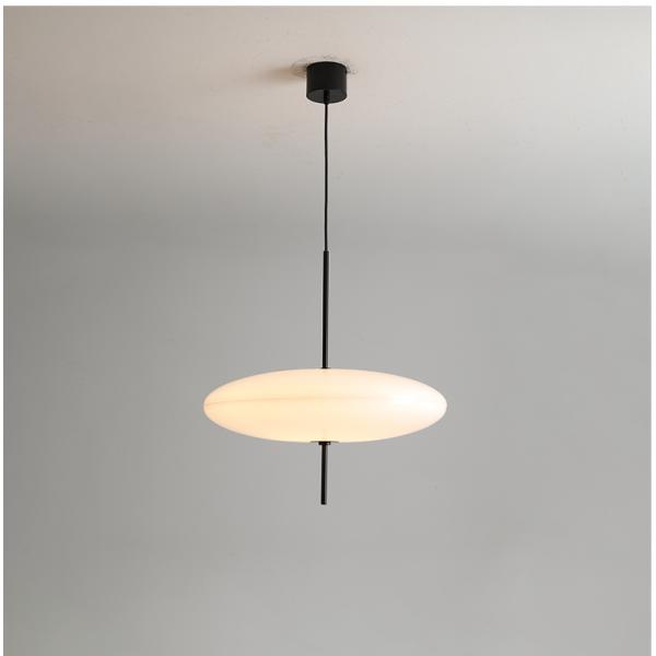 Black And White Flying Saucer Pendant Light Modern Art Bedroom Pendant Lamp(WH-GP-116)