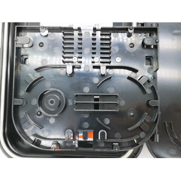 YINGDA 8Port Fiber Optic Splitter Box для распределения кабелей FTTH Black 8 cores SC Allen Screw UL94 V0