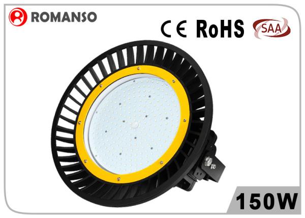 Dimmable 150 w UFO high bay fluorescent light fixtures Warehouse Replacement