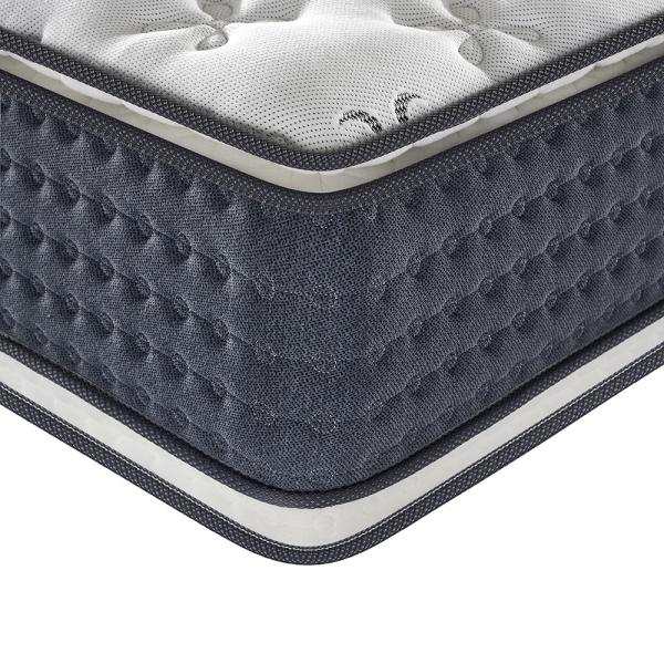 Elegância superior da polegada 38cm do colchão de mola 15 do bolso do descanso dobro