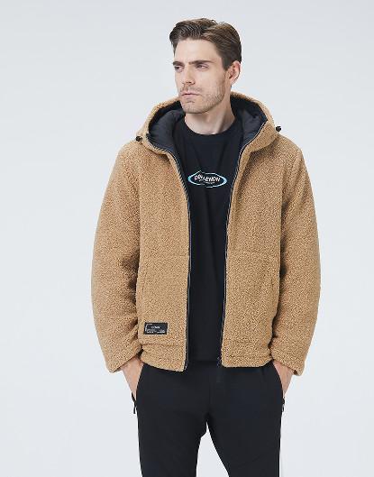 Unisex Mens Waterproof Winter Jacket Imitation Fur Down Puffer Coat Size 54
