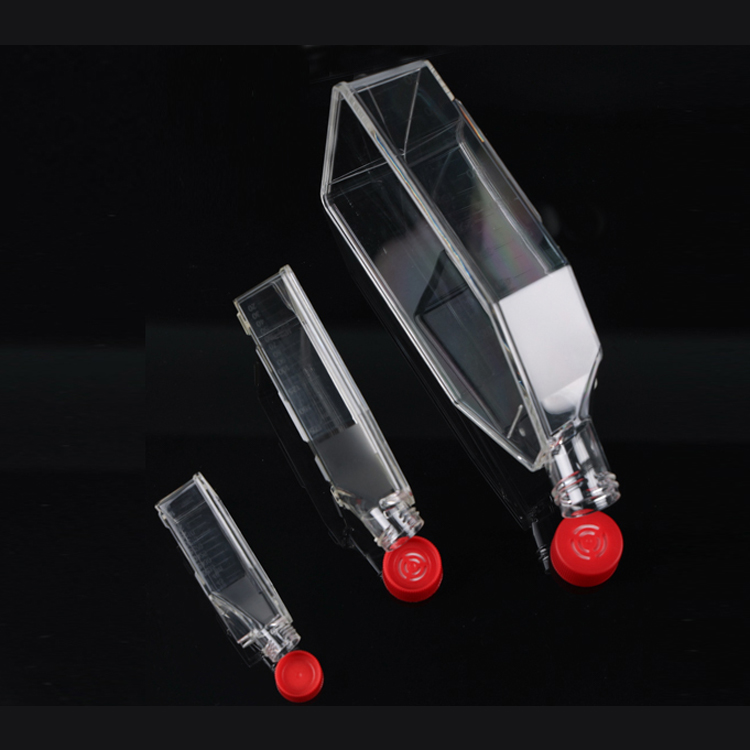 cell culture flask T50 Стерильная лабораторная пластиковая колба для культуры тканей с вентиляционной крышкой Уплотнительная крышка