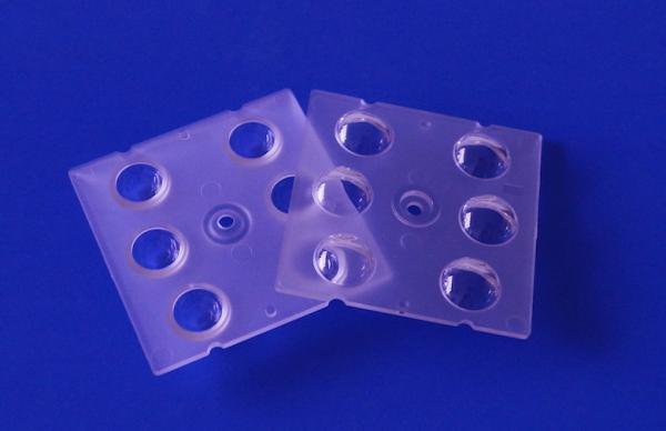 6 LED 5050SMD PC LED Lens Array 90 degree High bay light multi lens array