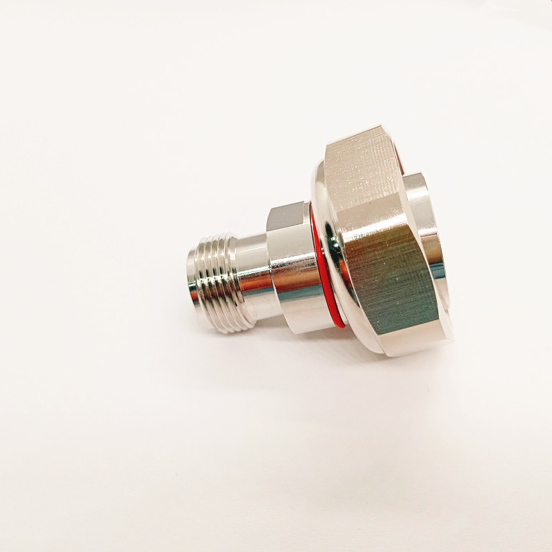 RF Adapter N Female To 7/16 DIN L29 Male 50Ohm Low PIM Coaxial Connector For 4G 5G Base Station