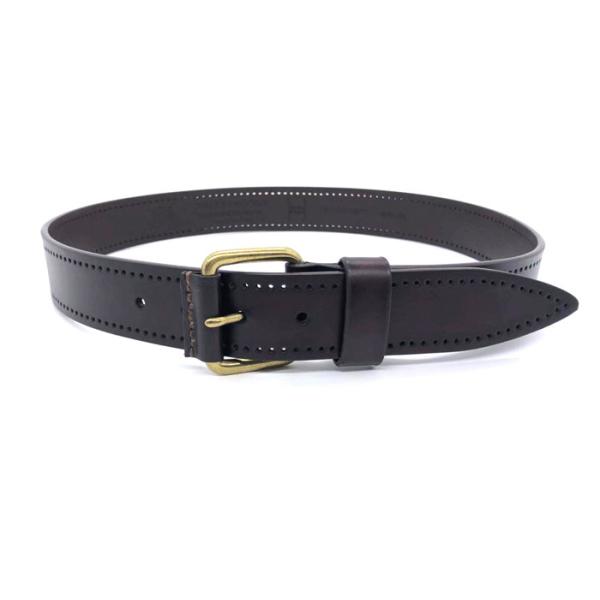 Brown 3.8cm Mens Casual Leather Belt For Pants Suits