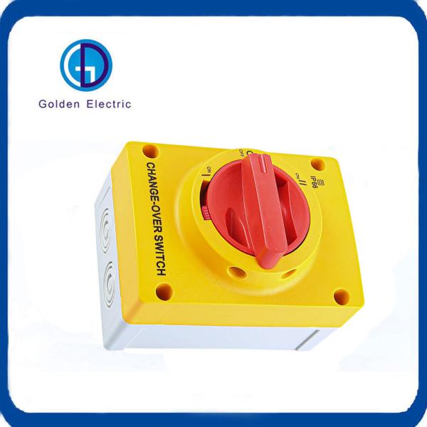 3p 4p 25A 40A 63A 220V-415V IP66 Revestimento de interruptor rotativo AC à prova d'água para mudança