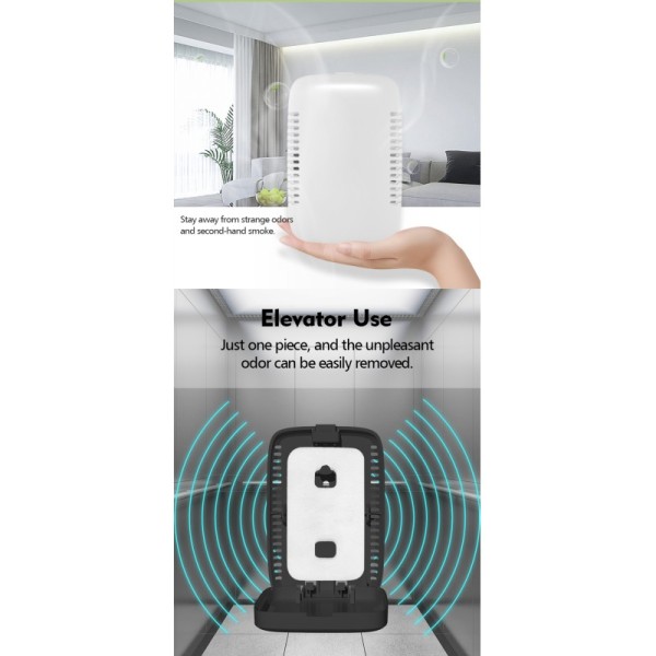 Wall Mounted Solid Fragrance Air Freshener 90*130*7mm Size for Commercial and Household Use