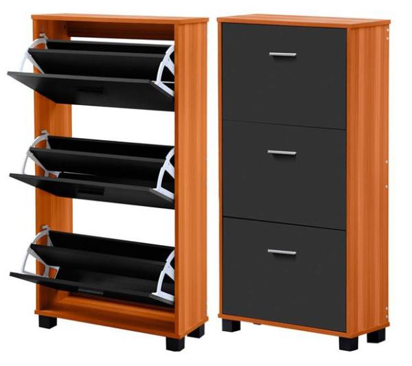Modern design shoe rack of home livingroom furniture  Melamine cover frivolous shoe ark/shoe cabinet/shoe rack with door