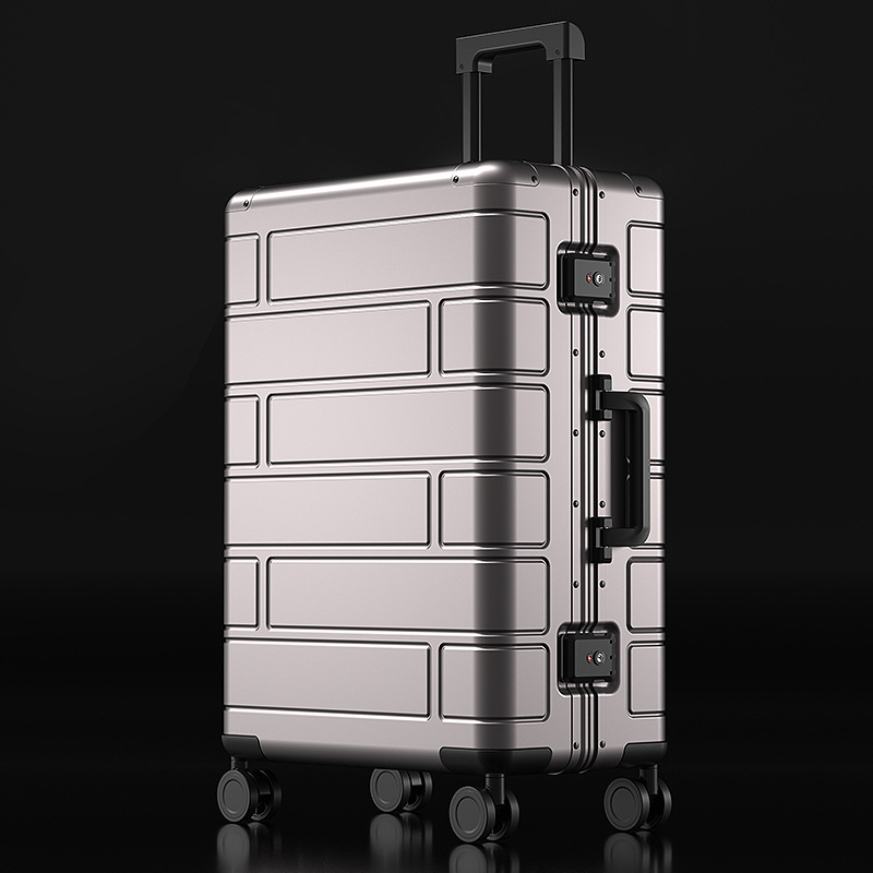 28 Inch Aluminum Suitcase Luggage Unisex Custom Magnesium Alloy Hard Shell Luggage Sets