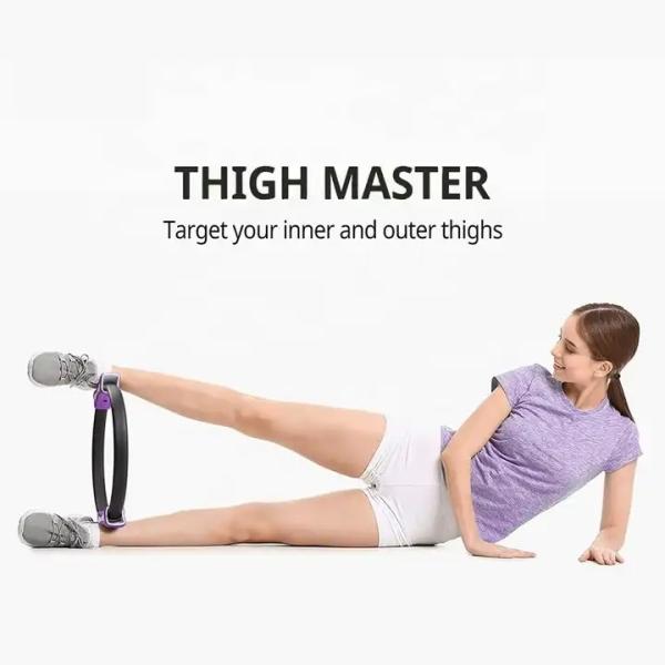 Fitness Accessories eco-friendly double handle magic yoga pilates circle yoga pilates ring