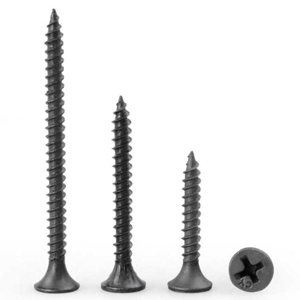 Écroues à paroi sèche en acier à entraînement Phillips 25 mm - 130 mm Écroues en bois à fil grossier
