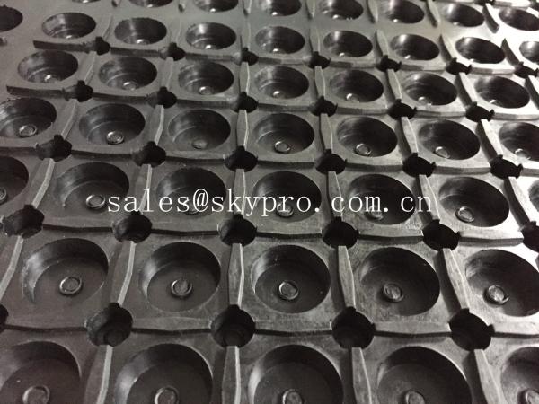 Anti - fatigue drainage kitchen rubber mats heavy duty and oil resistant