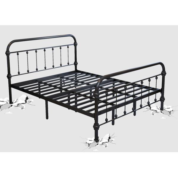 Home Hotel Apartment Bedroom Odm Industrial Pipe Bed Furniture