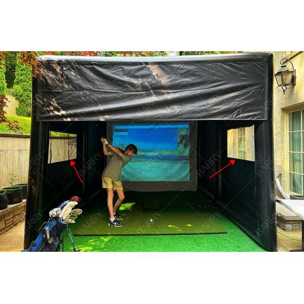 Запечатанный открытый тренировочный тент для гольфа для спорта