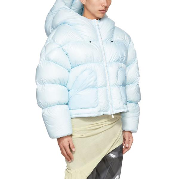 Chaqueta de amortiguador recortada con colchonetas y almohadillado de talla grande Chaqueta de amortiguador de uso callejero