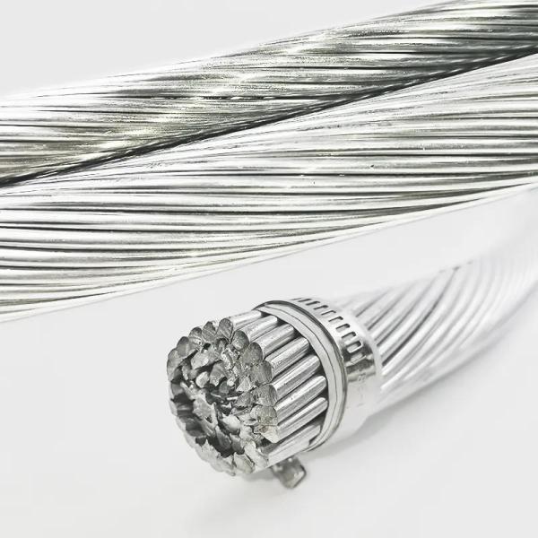 AACSR Conducteur haute résistance thermique alliage d'aluminium conducteur acier renforcé aluminium léger de grande capacité