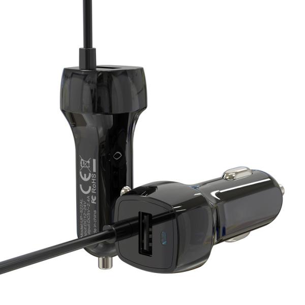 Smart Universal 3.4A Rapid Phone Charger High Speed LED Spring Wire