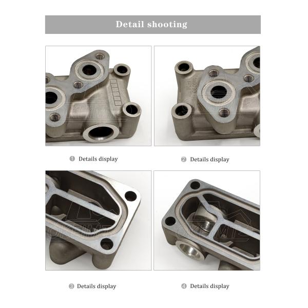 Asiento de filtro de aceite 4JG1 8-97215389-1 para piezas de motor Isuzu 4JG1