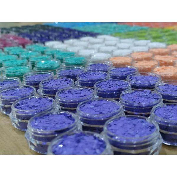 Matte Solvent Resistant Glitter Epoxy Chunky Mix For Nail Arts Decorations