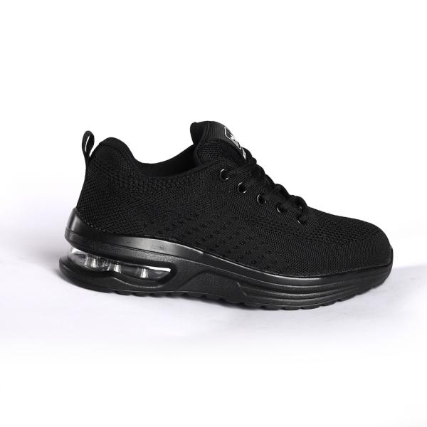 Unisex Steel Toe Leather Work Shoes Mesh Tongue Metal Eyelets Sport PU Outsole Boots Safety Shoes
