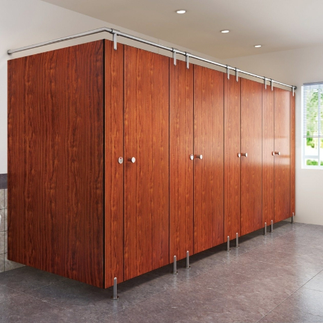 Customizable 12mm Phenolic Board AOGAO Laminate Toilet Partitions