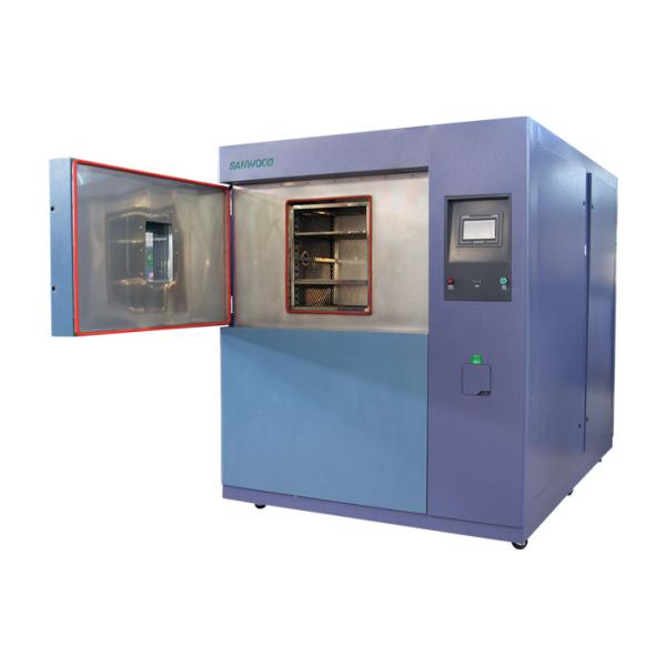 Two Zone Temperature Testing Equipment Environmental Interior Stainless Steel Plate