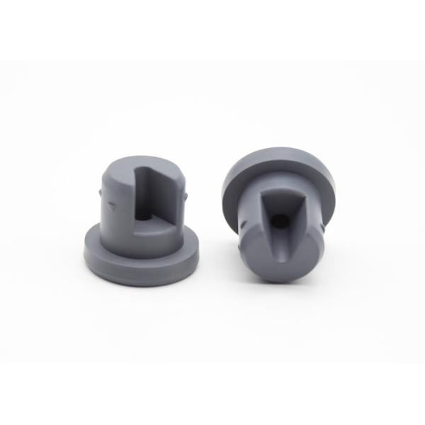 Os bujões de borracha 20mm macios medicinais importaram o material seguro da borracha butílica