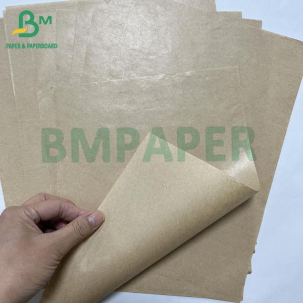 40gr Moisture Proof Premium Gift Packing One Side Glossy Brown Paper