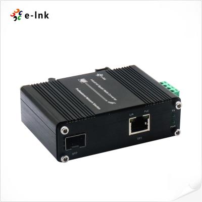 Conversor 100/1000BASE-X EN55022 dos meios da fibra do ponto de entrada de SFP 60W