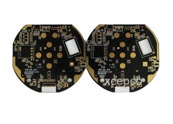 OEM / ODM Round Rigid PCB Custom Printed Circuit Board For Automatic Car System
