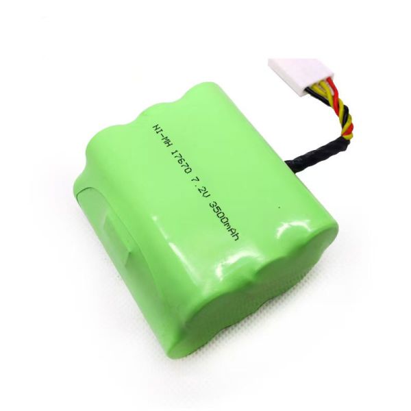 Rechargeable Ni-MH 4/3A 17670 3500mAh 7.2V Sweeper Battery Pack