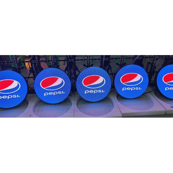 Round LED Screen 600mm Diameters Outdoor Circular Led Display Screen