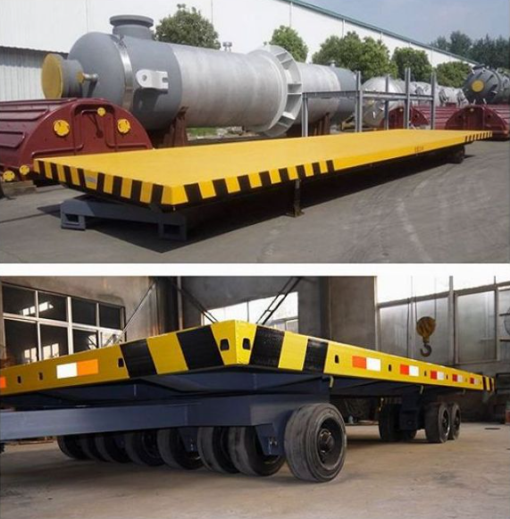 200 KG Electric Flat Car with Wireless Remote Control and 360 Degrees Rotating for Industrial Use