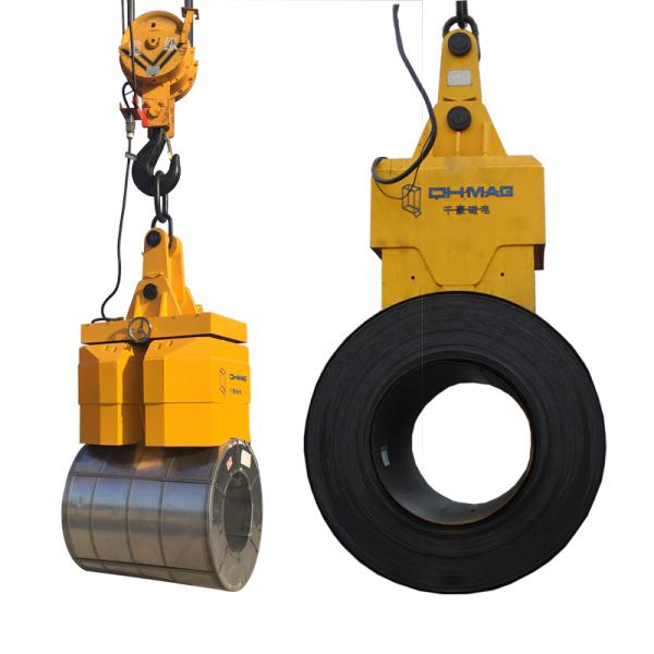 Heavy Duty 20ton Permanent Magnetic Lifter Horizontal For Hot Steel Coil