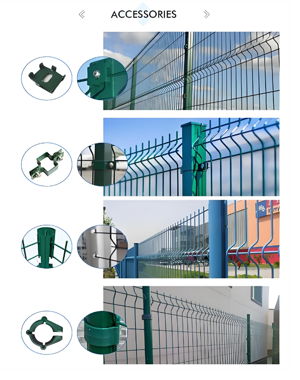 3D Bending Galvanized PVC Coated 1.5M Height Triangle Bend V Mesh Security Fence Panel 50x200mm Hole Industrial System