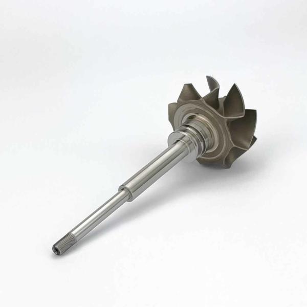 MS-TECH Turbo RHF5 Arbre de roue de la turbine VJ26 VJ33 Turbos adaptés Ind 44,8 mm Exd 40,2 mm Lames 8