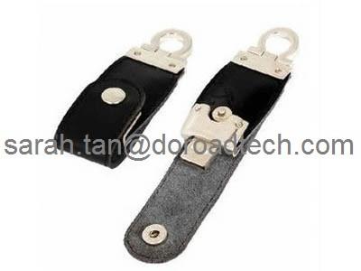 Manufacturer Supply New Model USB3.0 Leather USB Flash Drive for Promotional Products