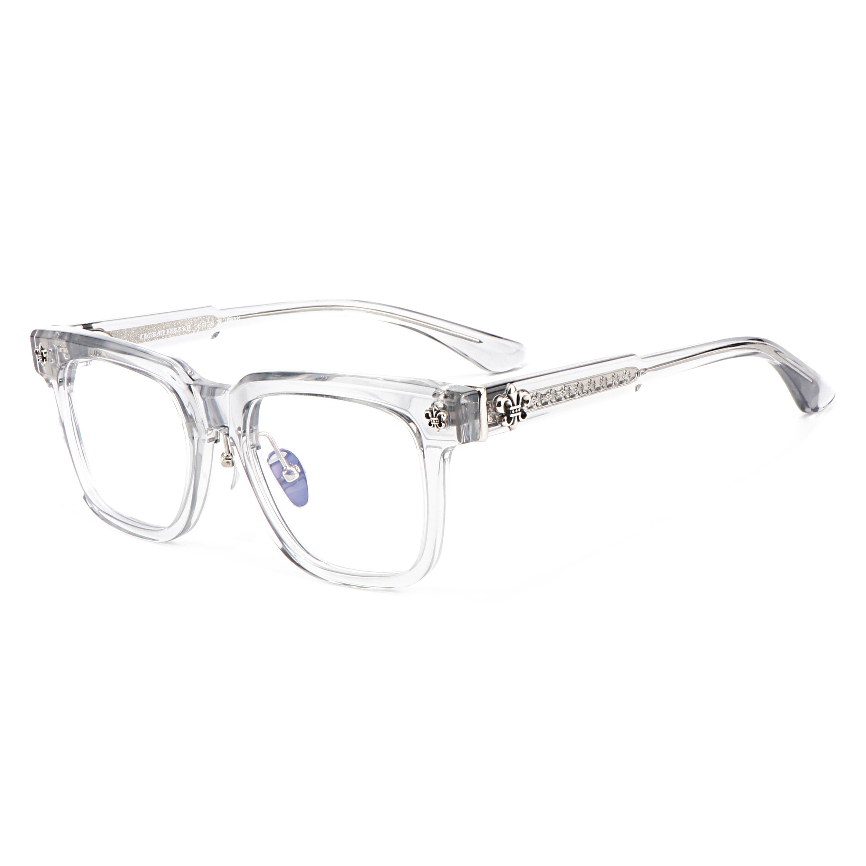 Acetate Large Frame Black Tortoiseshell Transparent Optical Prescription Presbyopia Multifocal Modern Glasses Frames for Girls